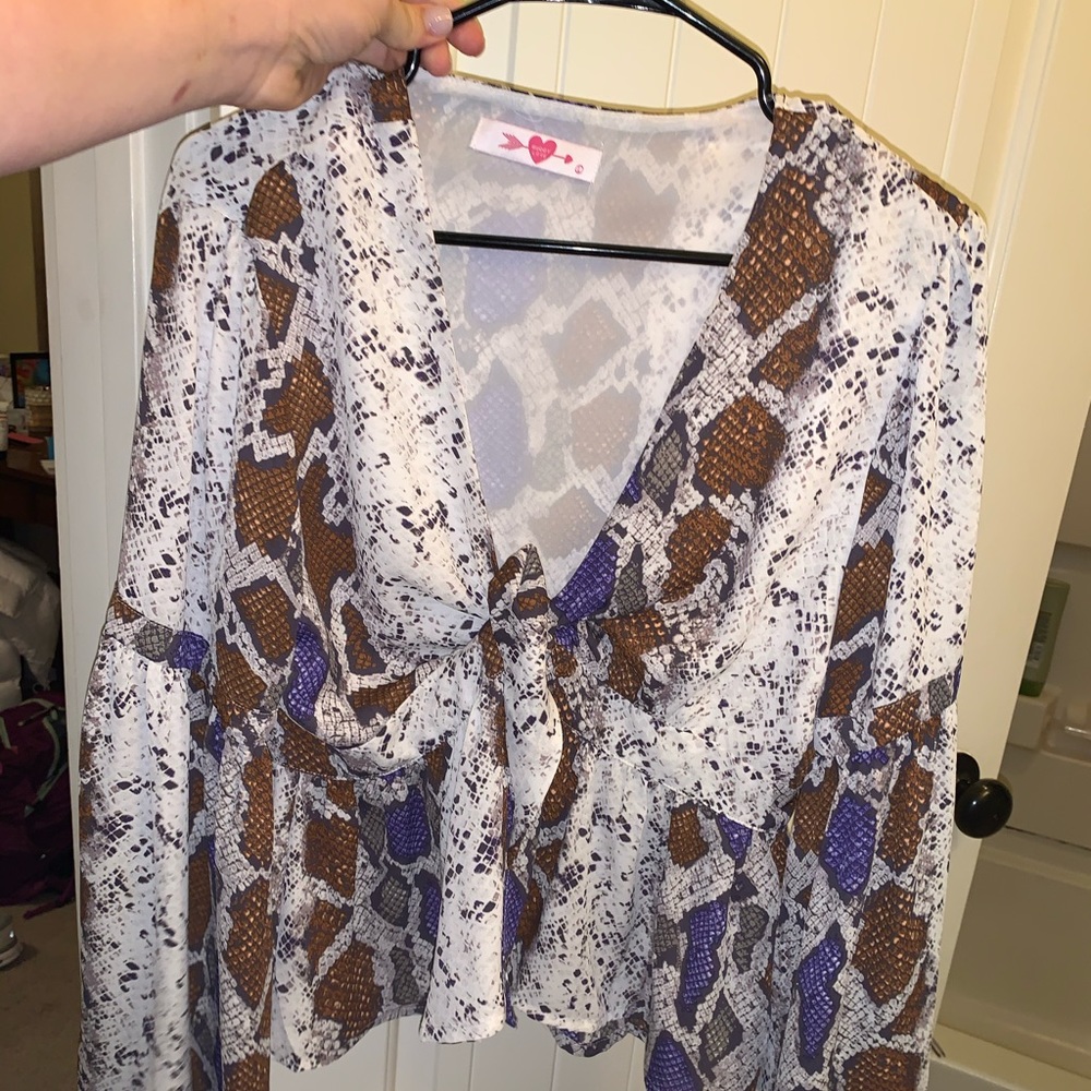 Snake Skin Top